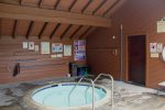 Spa Area  - Woodlands Mammoth Lakes Rentals